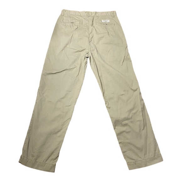 Polo Ralph Lauren Cotton Men Size 32/30 Beige Pants Classic Polo Chino RN41381 - Picture 3 of 7